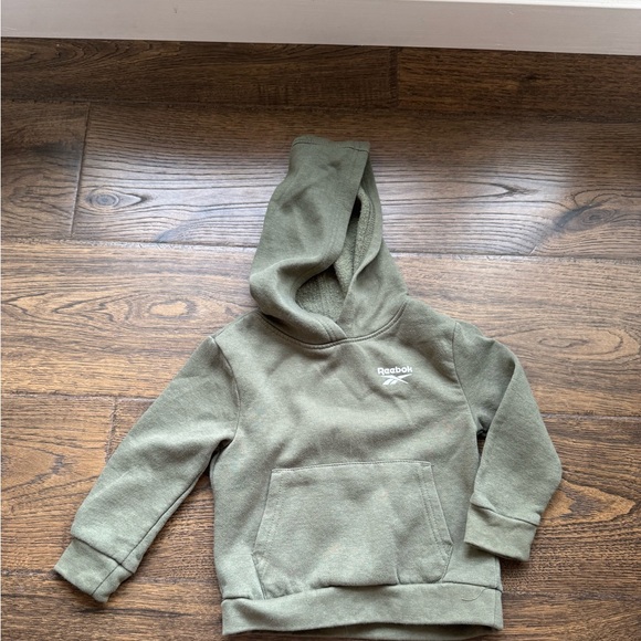Reebok Kids Olive Green Hoodie and Shorts Set - Picture 2 of 5